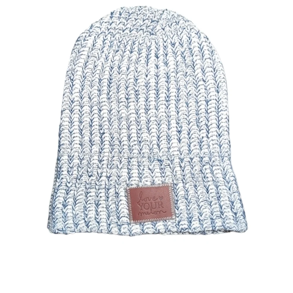 Love Your Melon Navy Speckled Beanie OS